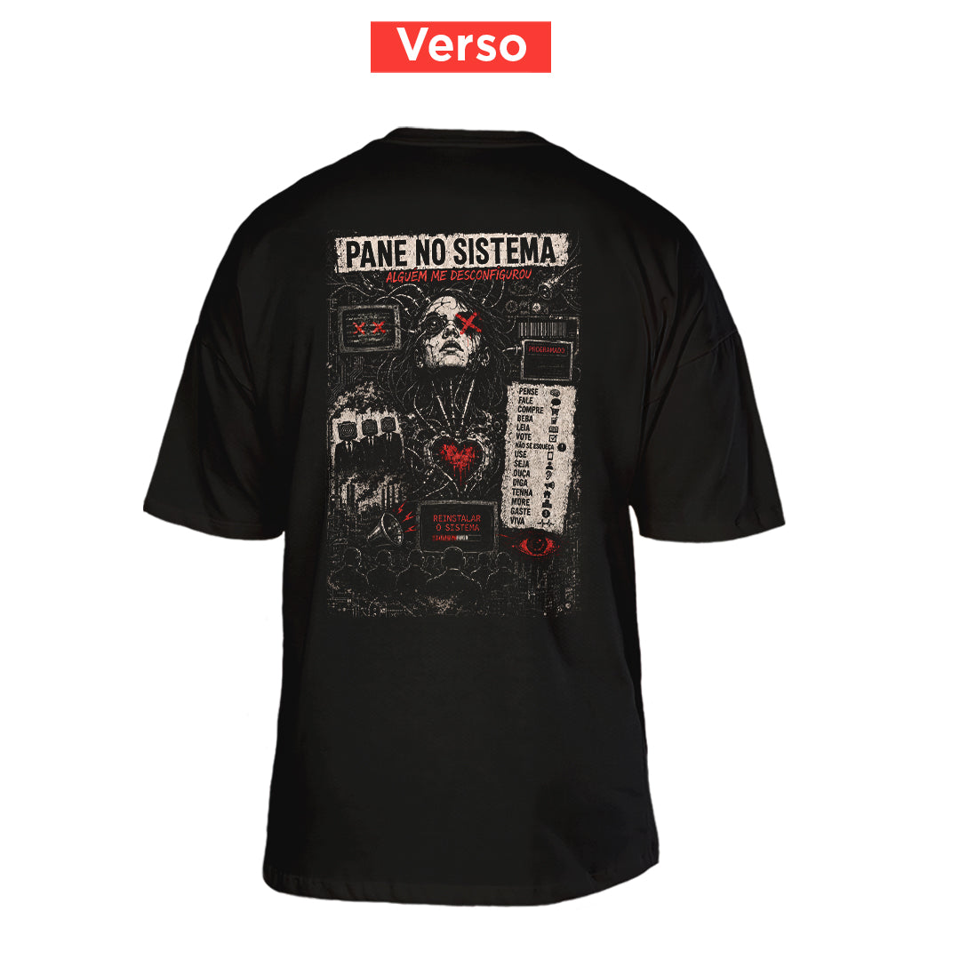 Camiseta Oversized Pane no Sistema