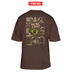 Camiseta Oversized Que País é Esse?