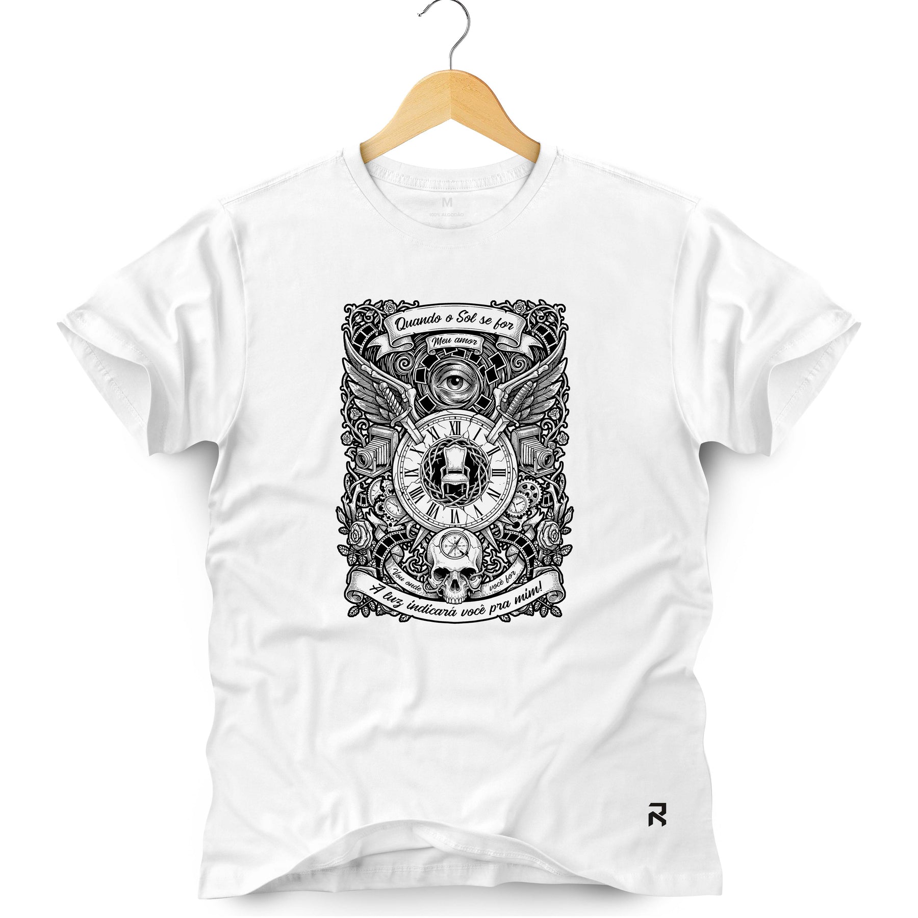 Camiseta Masculina Quando o Sol Se For