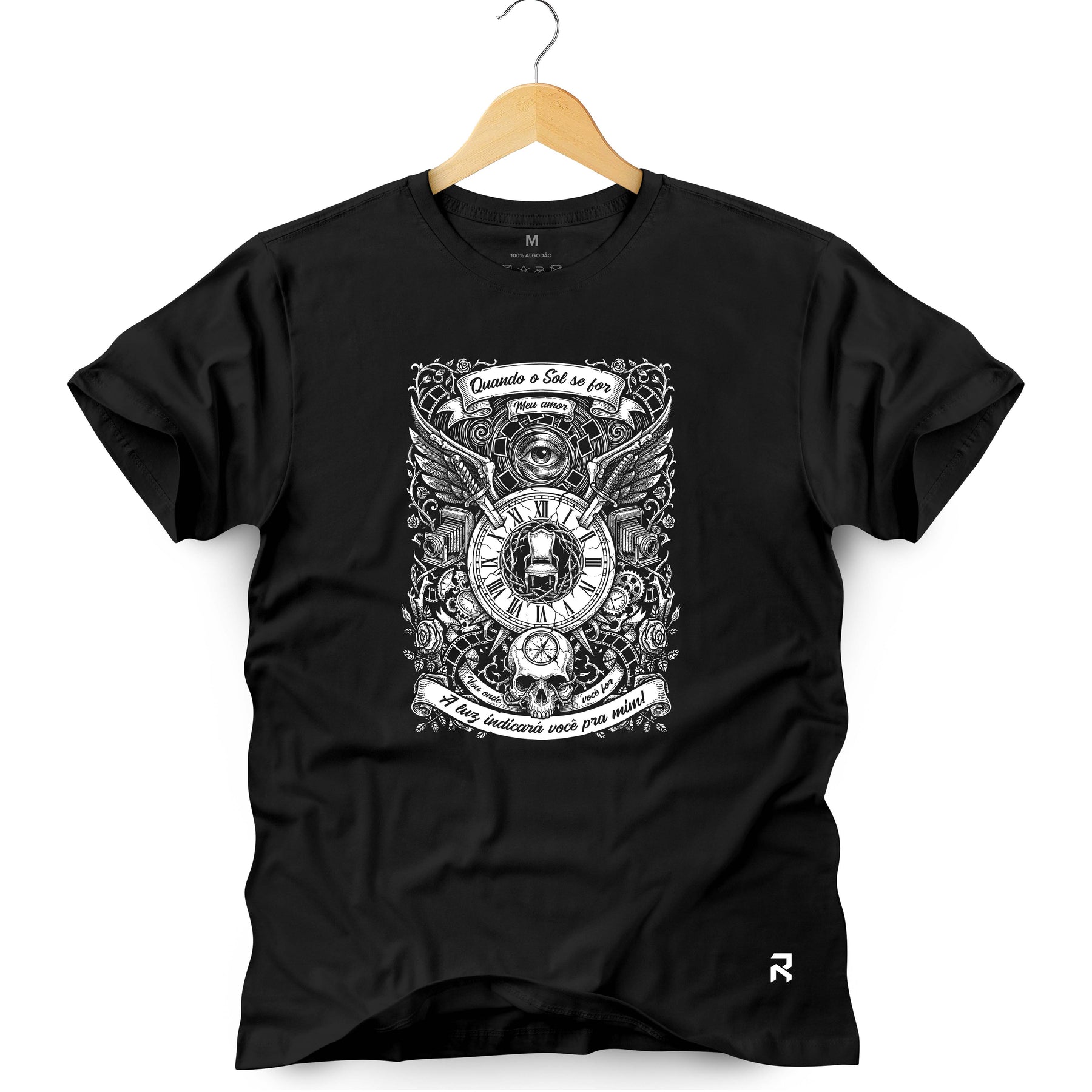 Camiseta Masculina Quando o Sol Se For