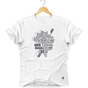 Camiseta Masculina Rock Brasil 80