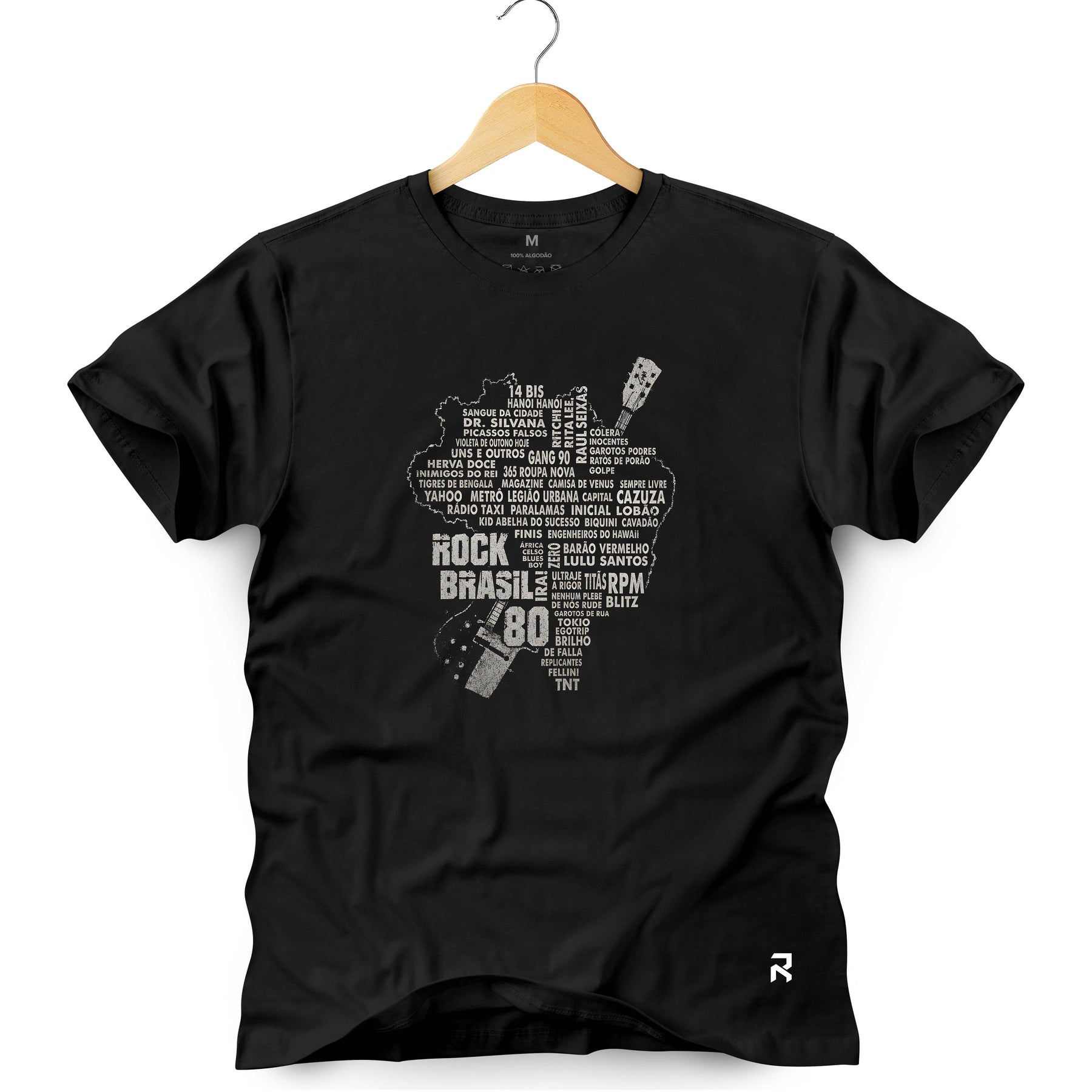 Camiseta Masculina Rock Brasil 80
