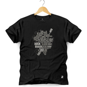 Camiseta Masculina Rock Brasil 80