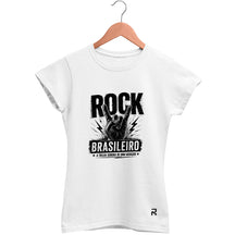 Camiseta Baby Look Feminina Rock Brasileiro