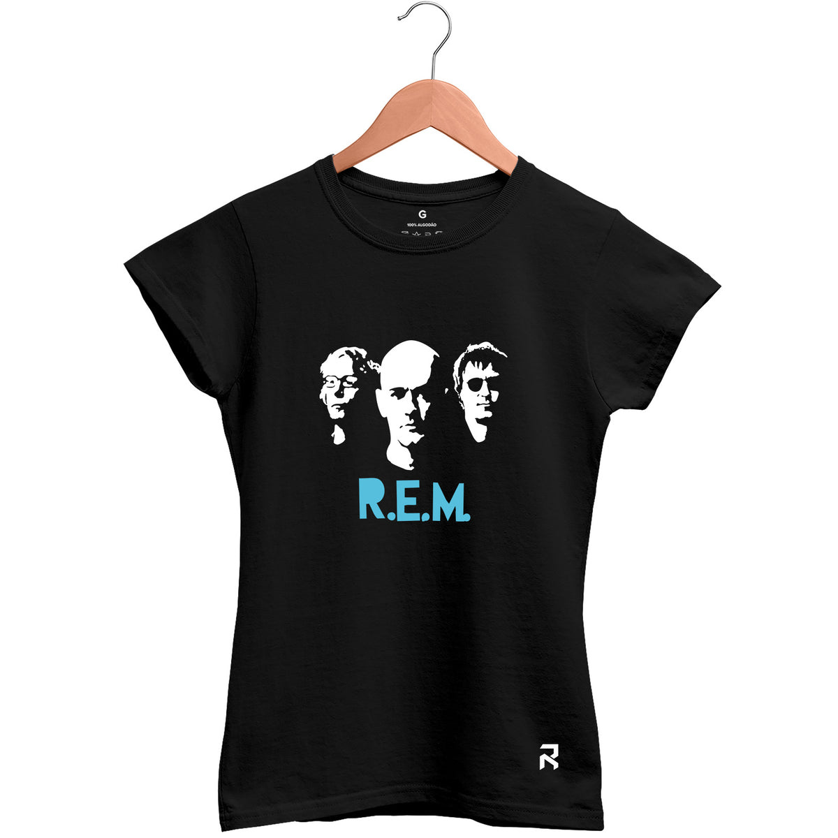 Camiseta Baby Look Feminina REM Banda