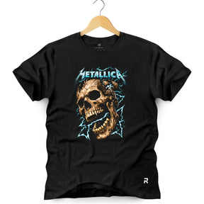 Camiseta Masculina Raio Metallica