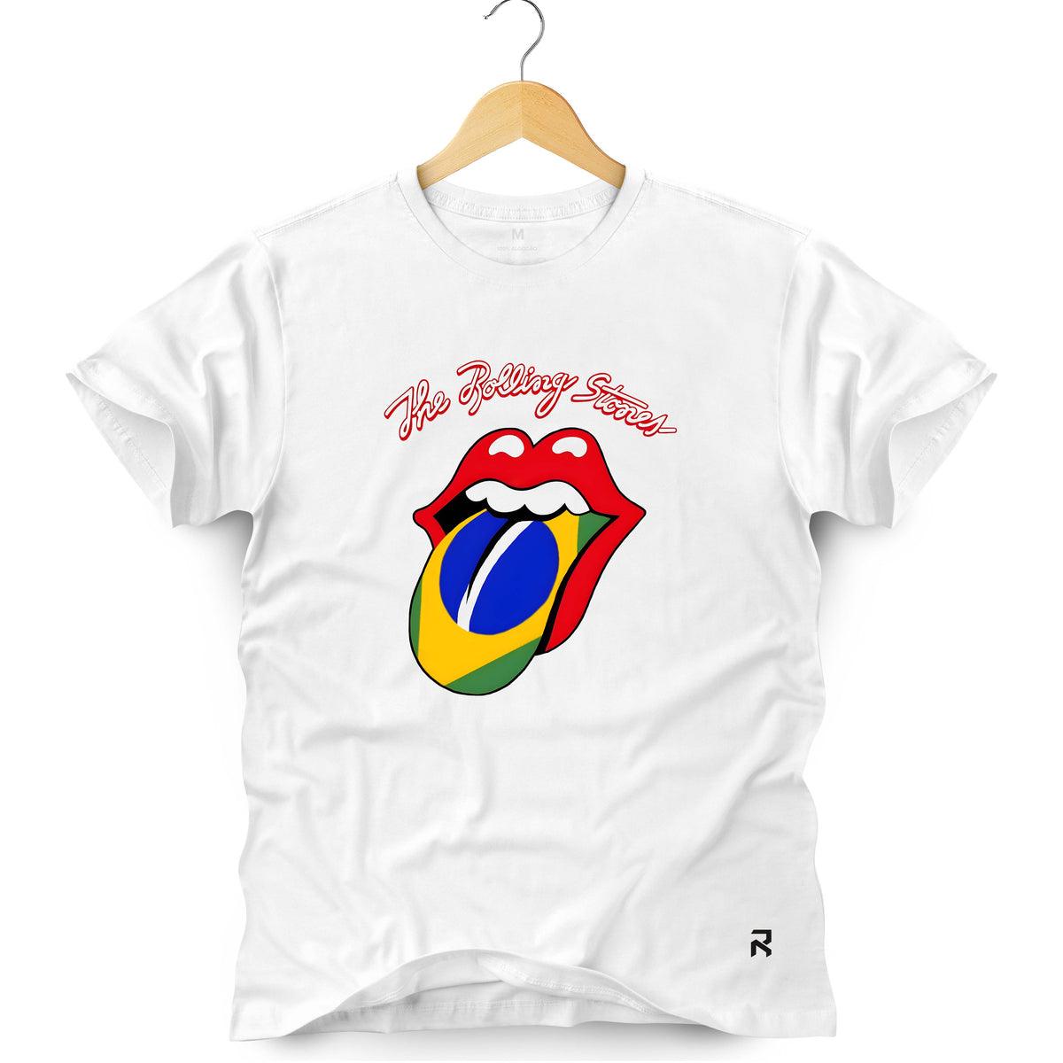 Camiseta Masculina Rolling Stones Brasil
