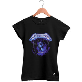 Camiseta Baby Look Feminina Ride Metallica