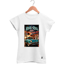 Camiseta Baby Look Feminina Rock N Roll 1950