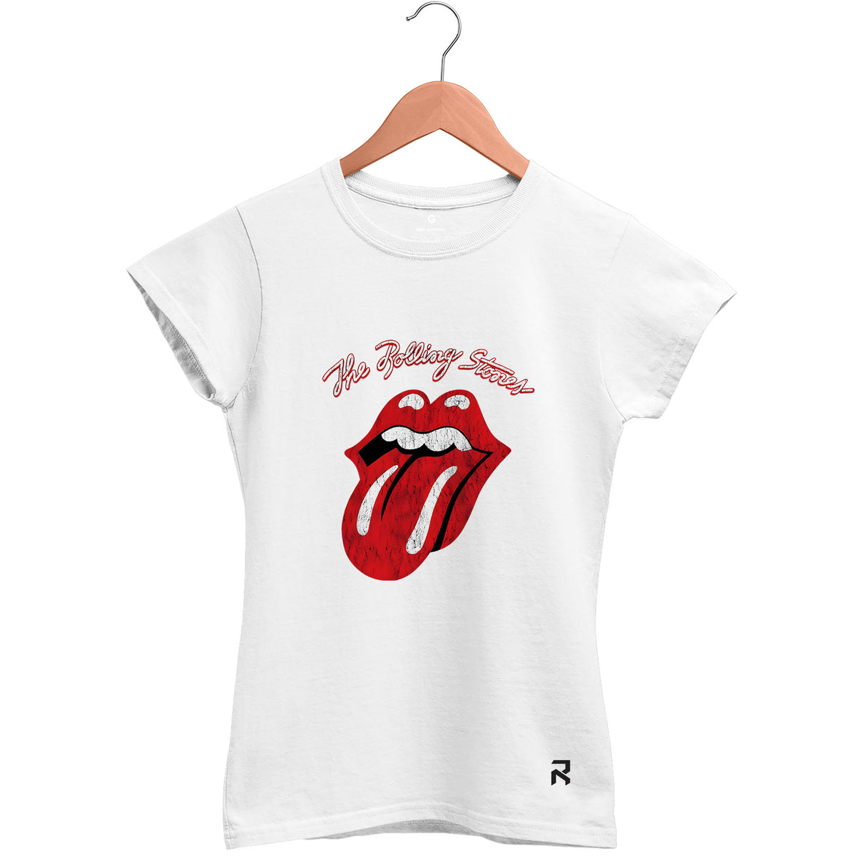 Camiseta Baby Look Feminina The Rolling Stones