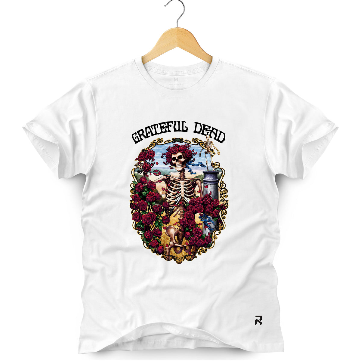 Camiseta Masculina Roses Grateful Dead