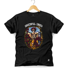 Camiseta Masculina Roses Grateful Dead