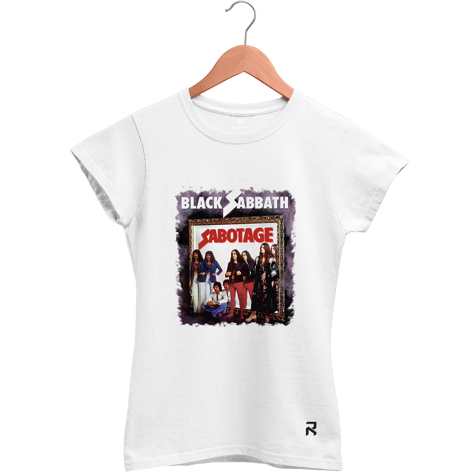 Camiseta Baby Look Feminina Sabotage Black Sabbath