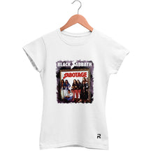 Camiseta Baby Look Feminina Sabotage Black Sabbath