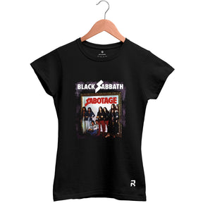 Camiseta Baby Look Feminina Sabotage Black Sabbath