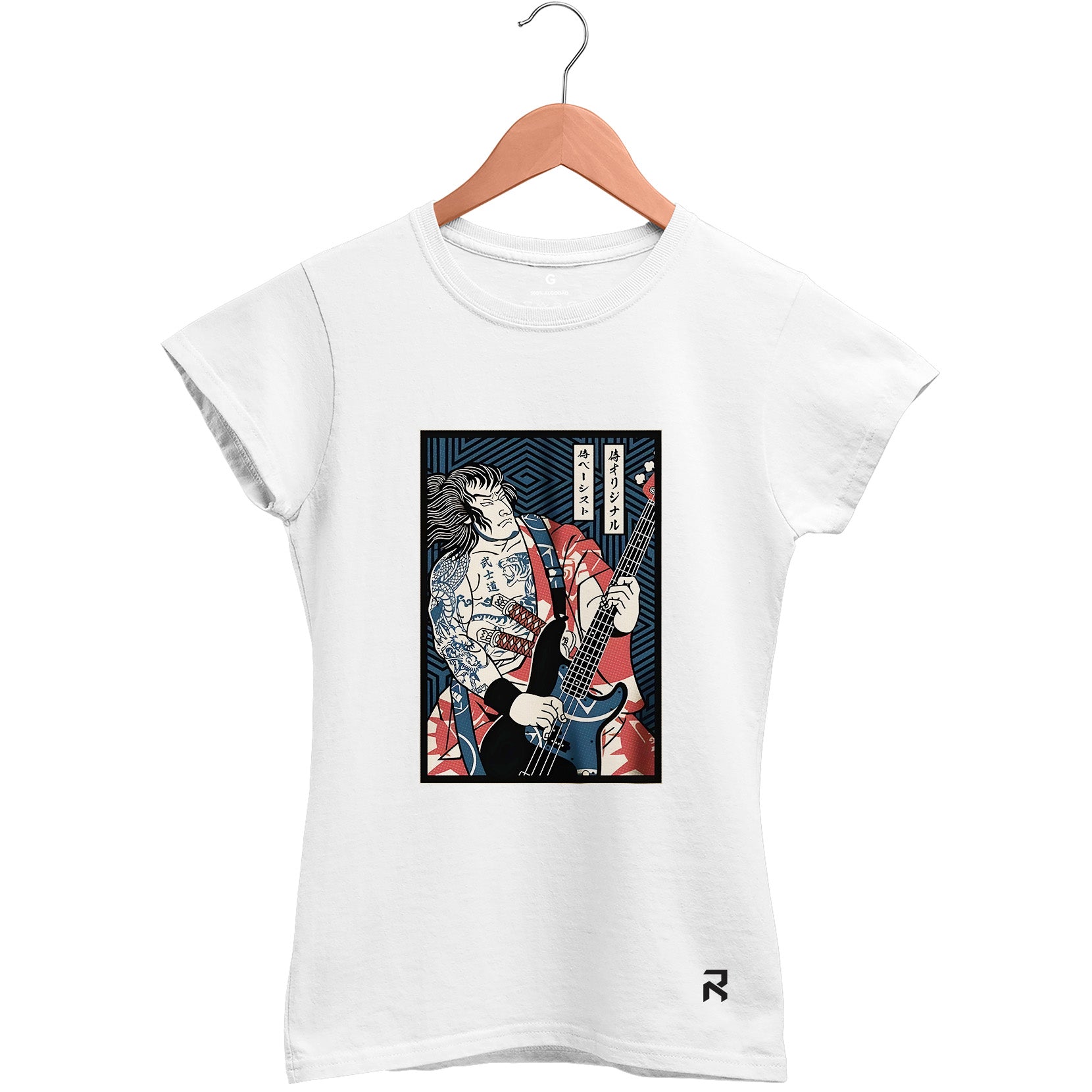 Camiseta Baby Look Feminina Samurai Baixista