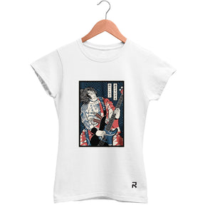 Camiseta Baby Look Feminina Samurai Baixista