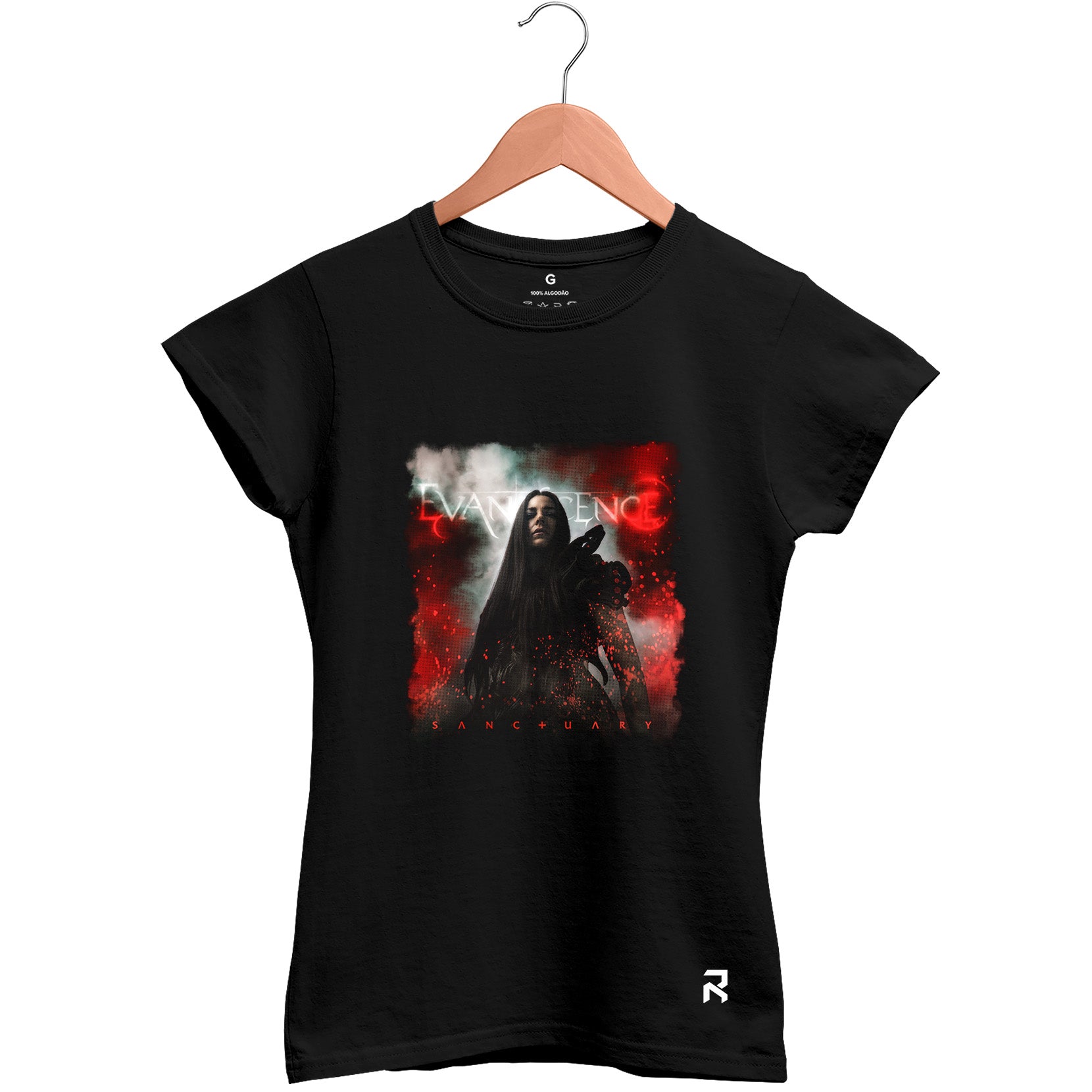 Camiseta Baby Look Feminina Sanctuary Evanescence