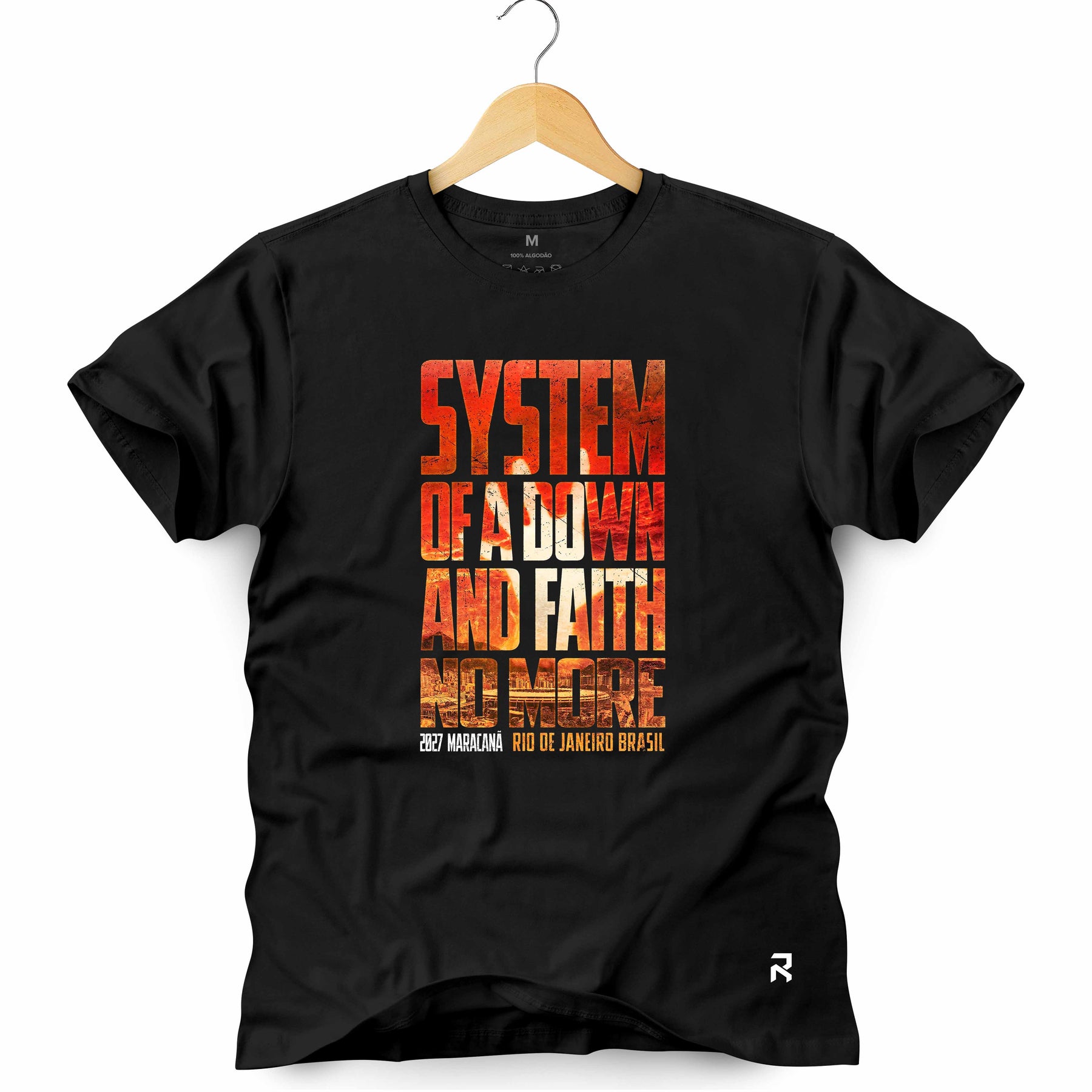 Camiseta Masculina System of A Down E Faith No More