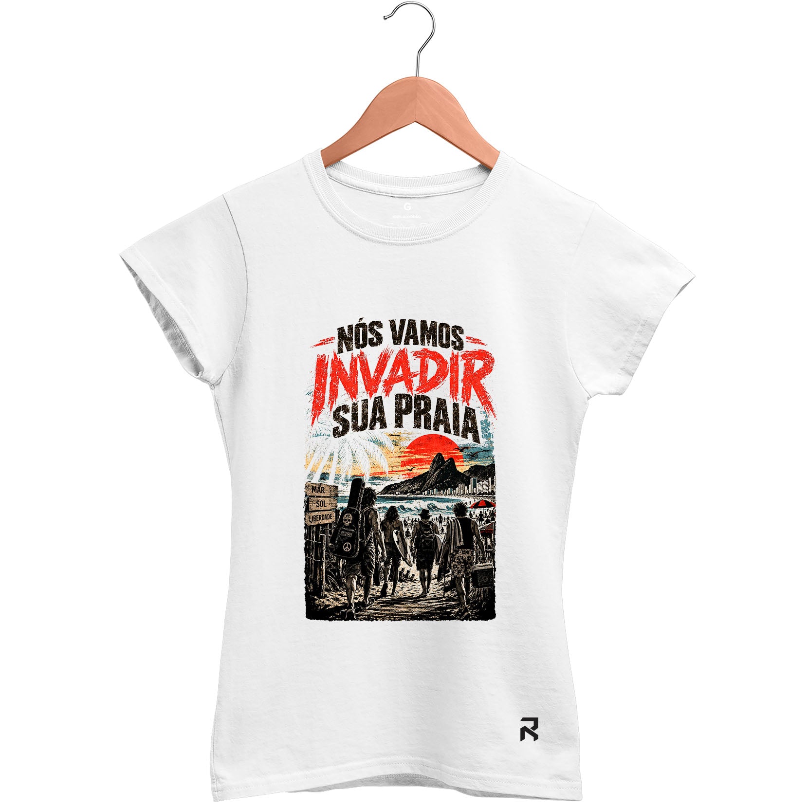 Camiseta Baby Look Feminina Sua Praia