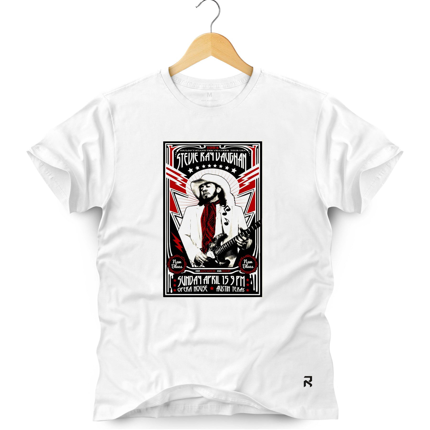 Camiseta Masculina Stevie Ray Texas