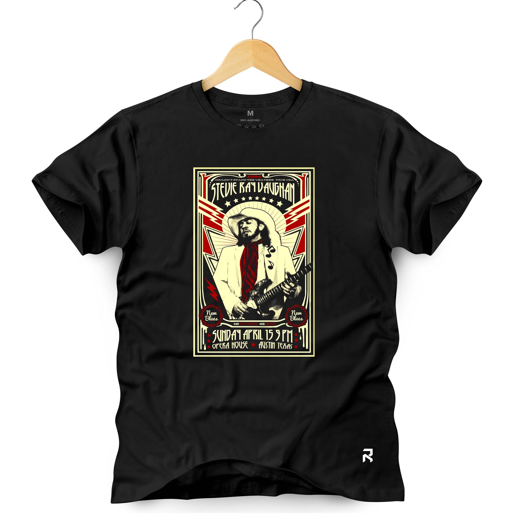 Camiseta Masculina Stevie Ray Texas
