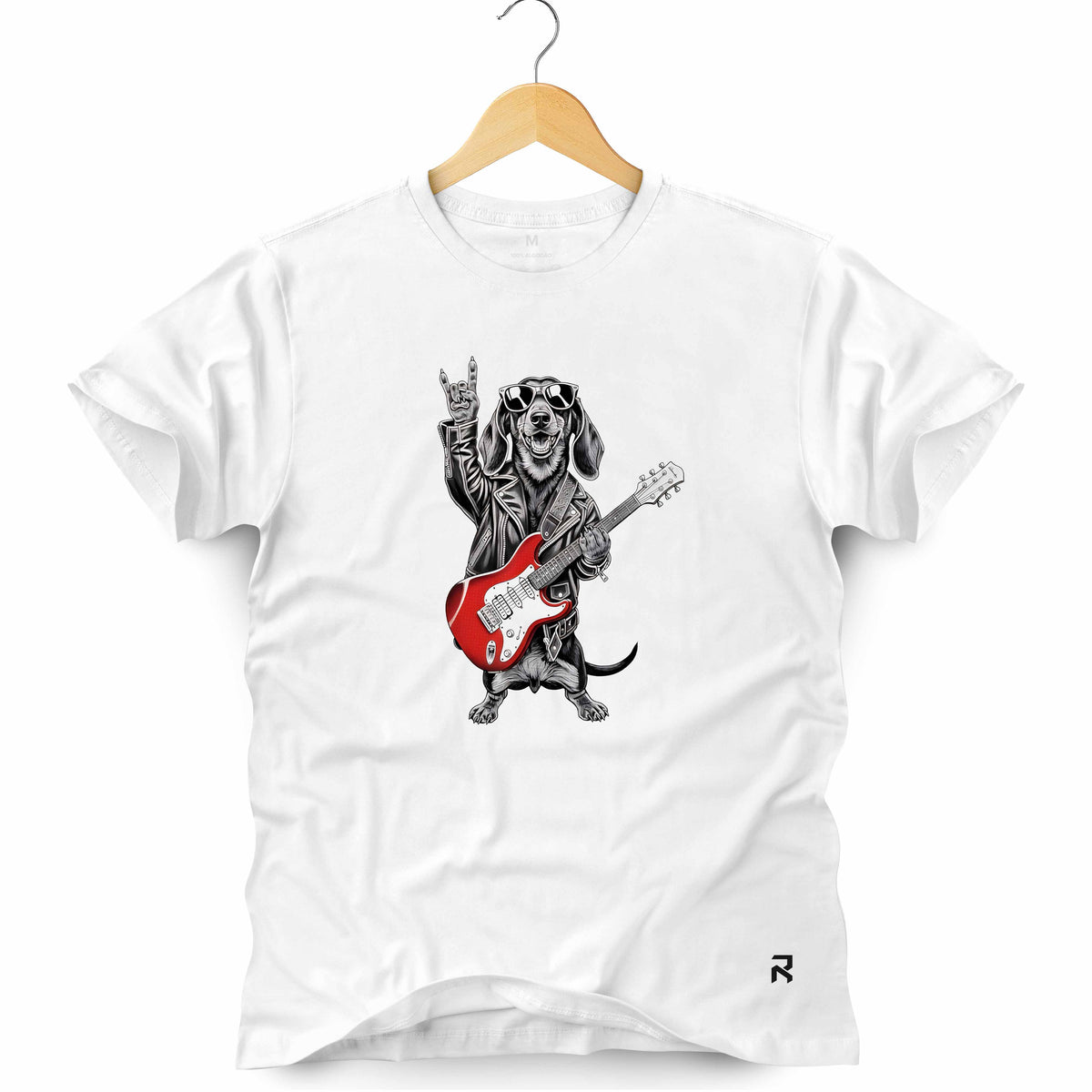 Camiseta Masculina Salsicha Rock