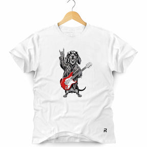 Camiseta Masculina Salsicha Rock