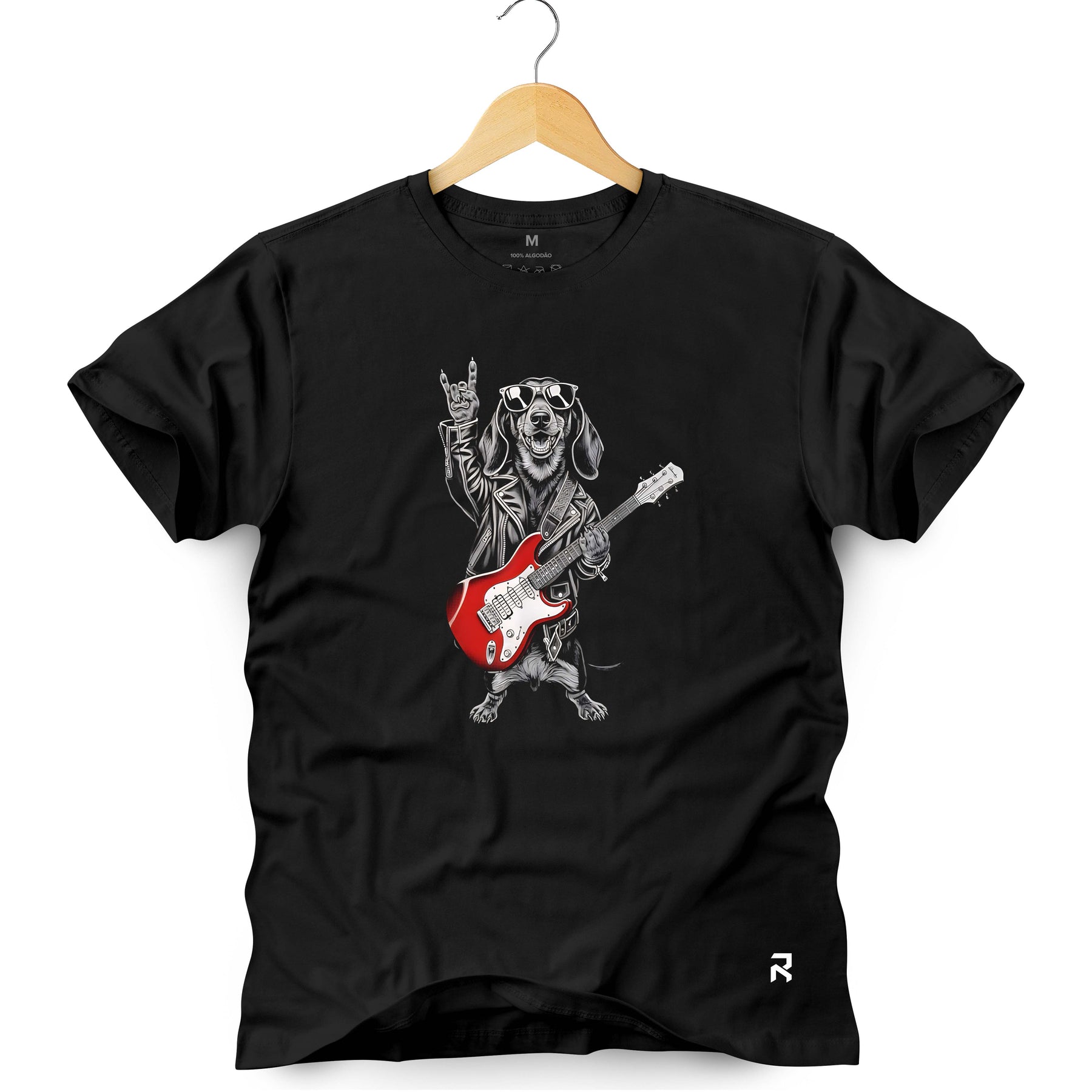 Camiseta Masculina Salsicha Rock