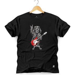 Camiseta Masculina Salsicha Rock