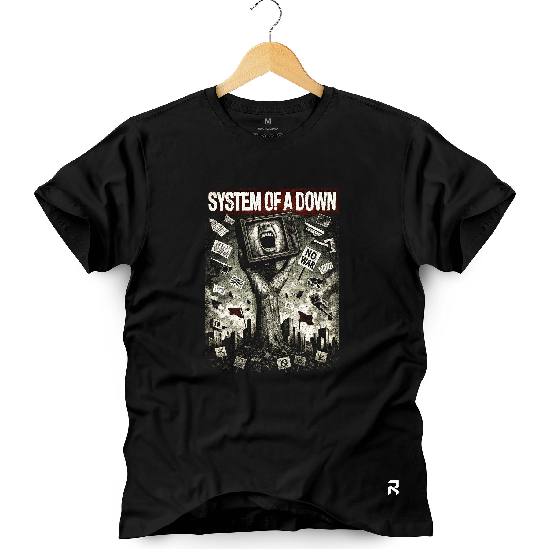 Camiseta Masculina System of a Down TV