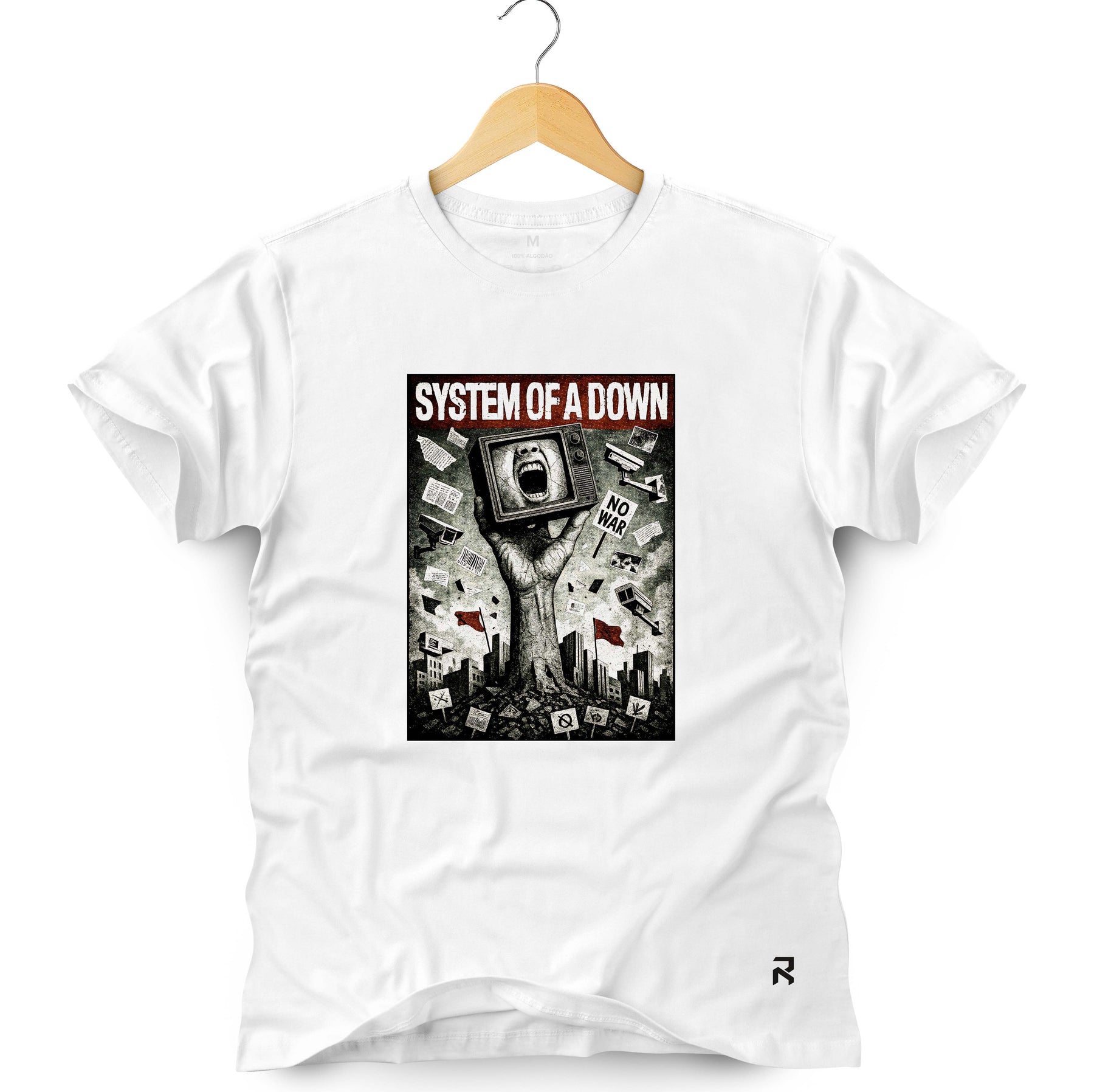 Camiseta Masculina System of a Down TV
