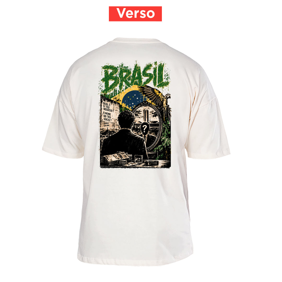 Camiseta Oversized Sócio Brasil