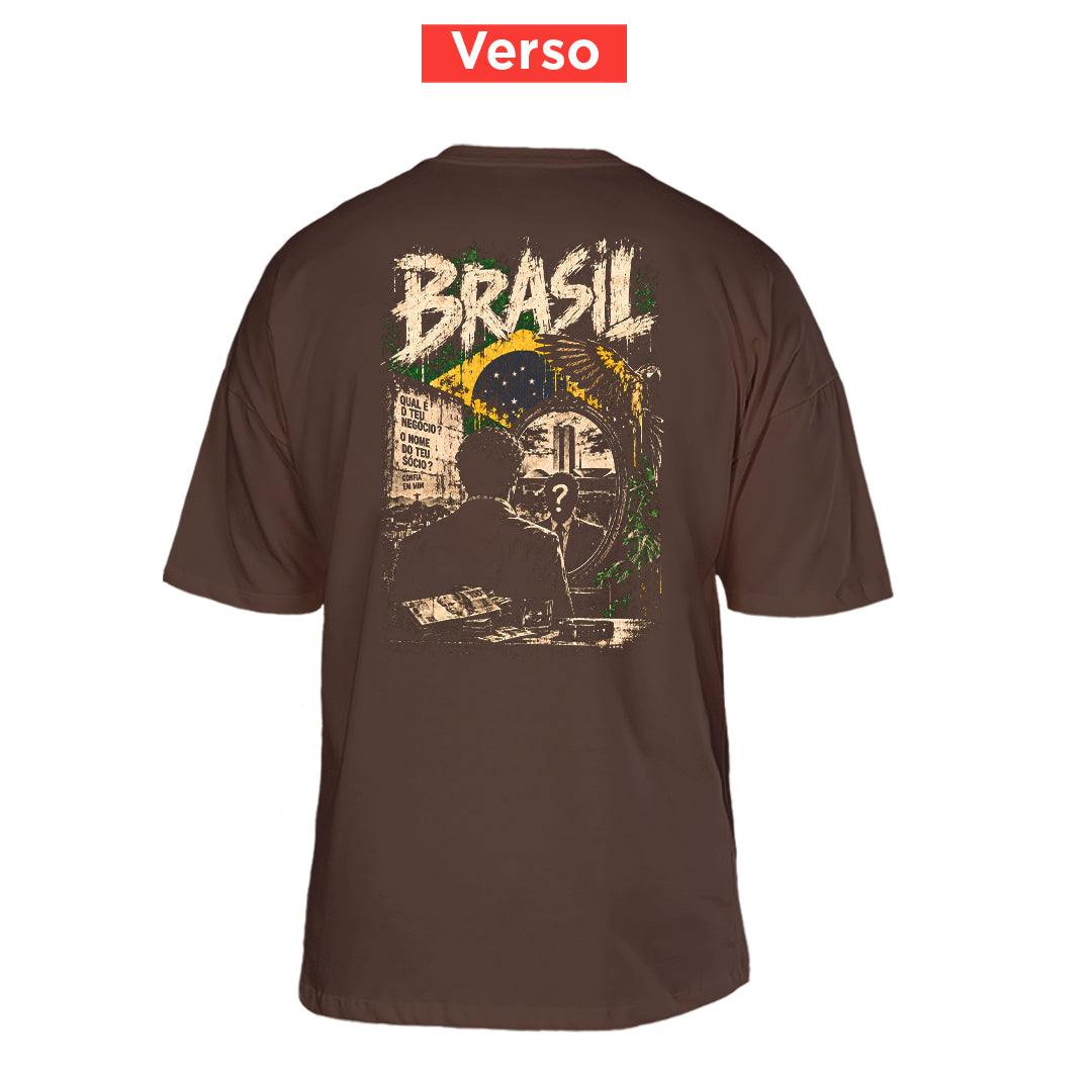 Camiseta Oversized Sócio Brasil