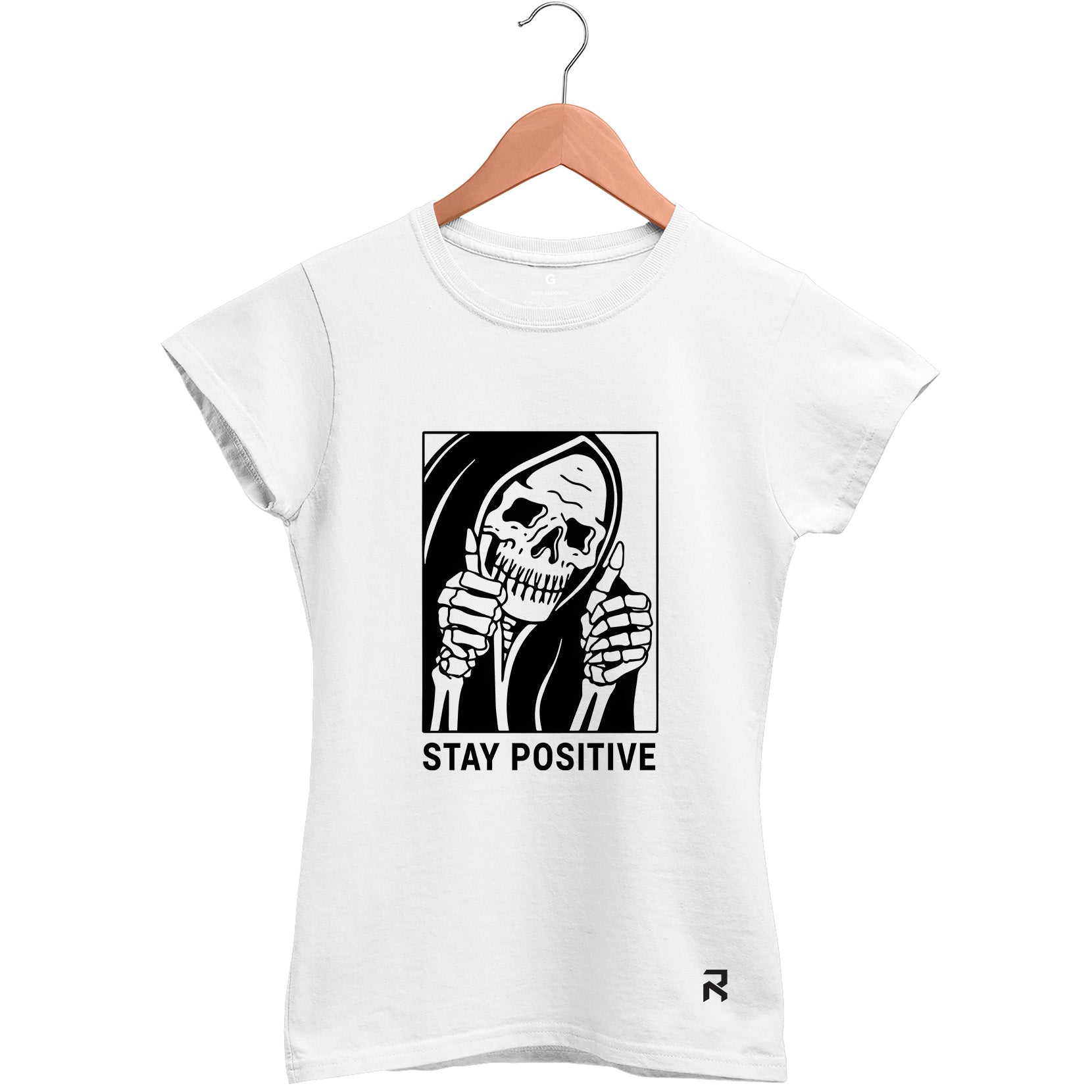 Camiseta Baby Look Feminina Stay Positive