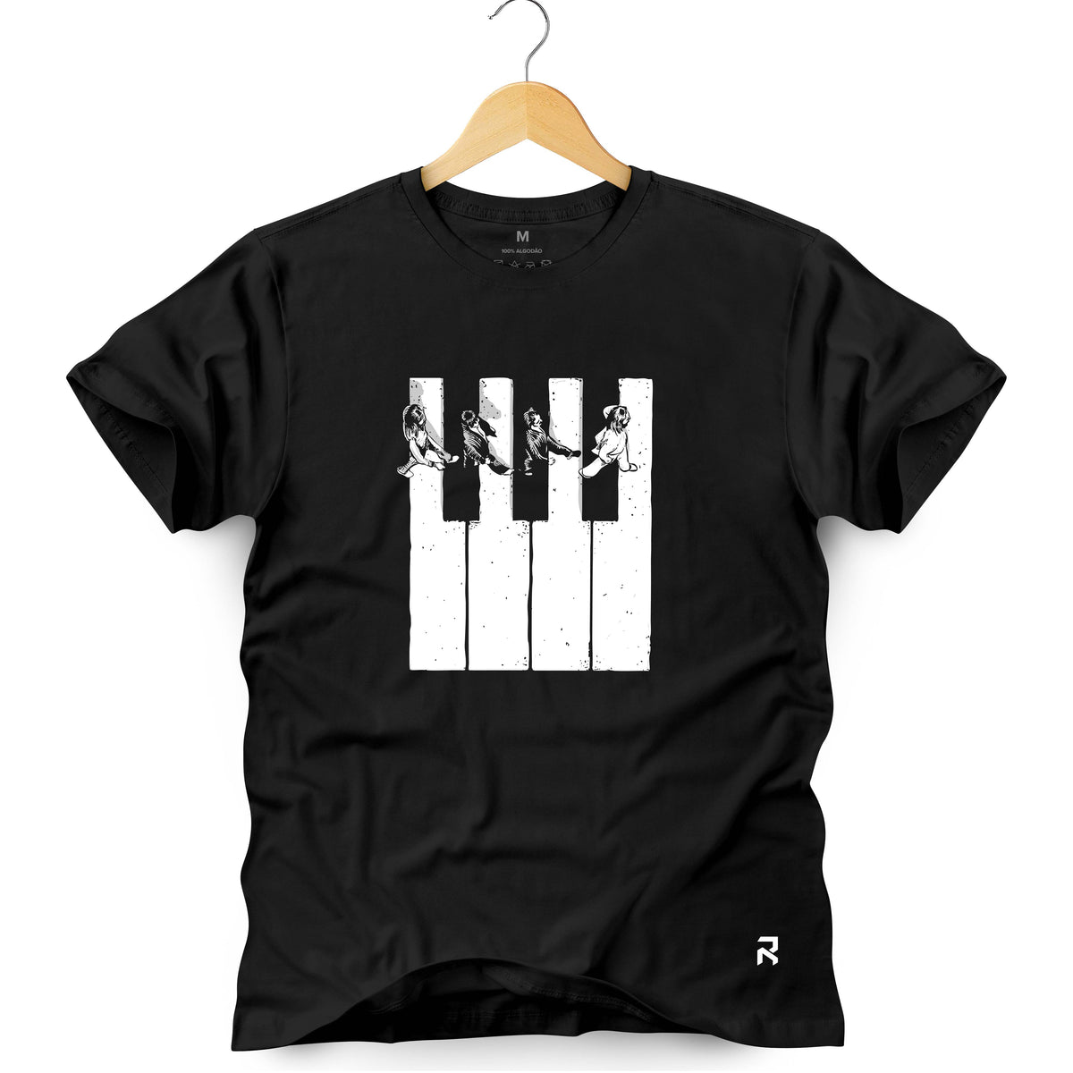 Camiseta Masculina Teclado Beatles