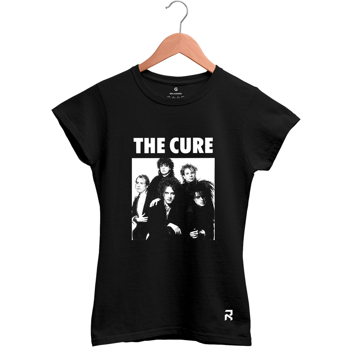 Camiseta Baby Look Feminina The Cure Banda