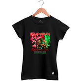 Camiseta Baby Look Feminina Tour Iron Maiden