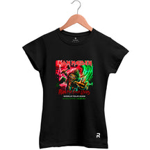 Camiseta Baby Look Feminina Tour Iron Maiden
