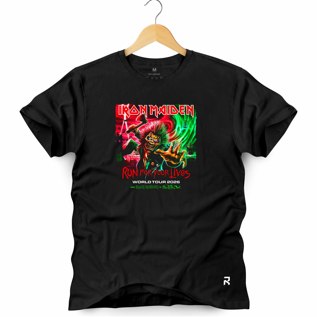 Camiseta Masculina Tour Iron Maiden