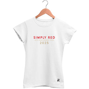 Camiseta Baby Look Feminina Tour Simply Red