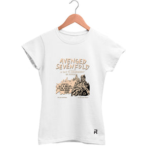 Camiseta Baby Look Feminina Tour Avenged