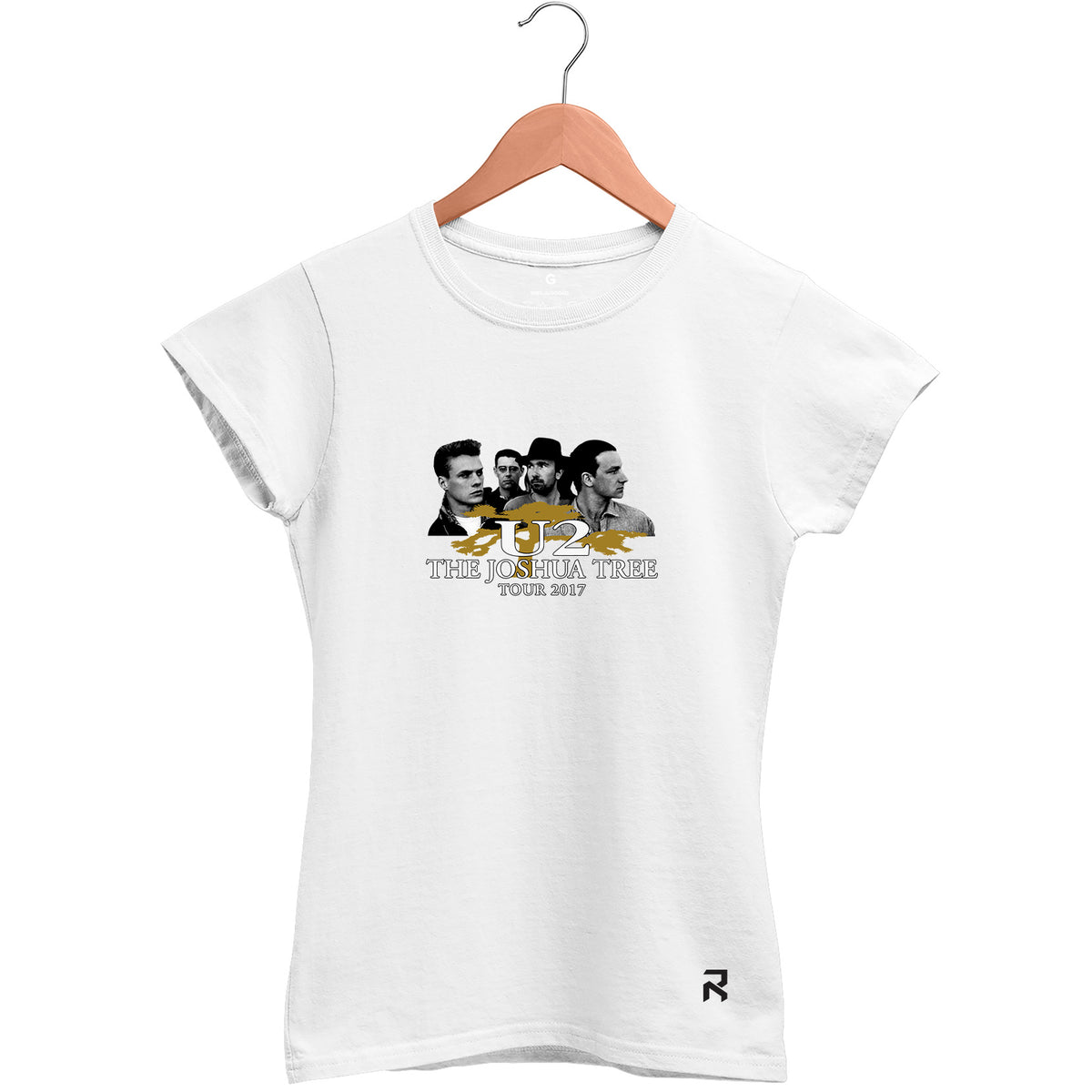 Camiseta Baby Look Feminina Tour U2