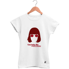 Camiseta Baby Look Feminina Um Belo Dia Rita