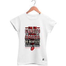 Camiseta Baby Look Feminina Um Garoto