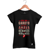 Camiseta Baby Look Feminina Um Garoto