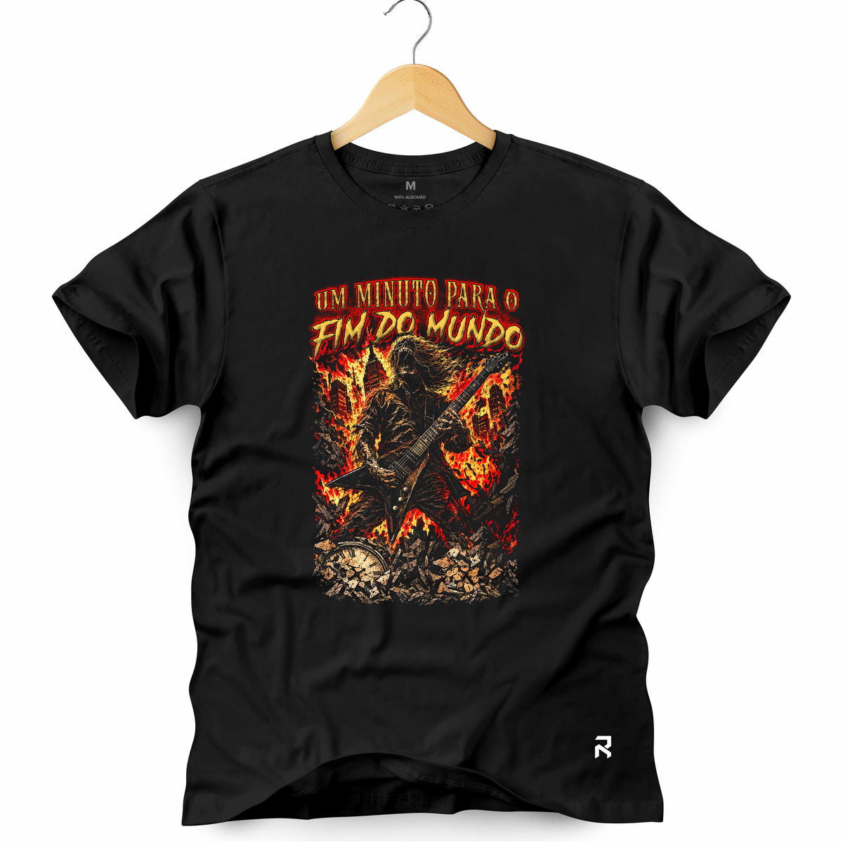 Camiseta Masculina Um Minuto Para o Fim do Mundo