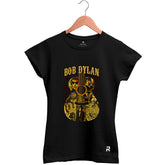 Camiseta Baby Look Feminina Violão Bob Dylan