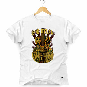 Camiseta Masculina Violão Bob Dylan