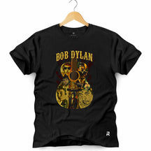 Camiseta Masculina Violão Bob Dylan